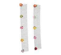WOONEKY 2pcs Invisible Hair Clips for Boys and Girls Decorative Hair Comb for Girls Hairstyles Styling Pins Invisible Broken Clip for Curly