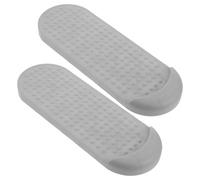 WOONEKY 2pcs Lightweight Stable Elliptical Machine Foot Pedals Step Platform Fitness Equipment Accessories for Indoor Aerobic Stepper and Desk Steppers Grey