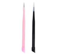 WOONEKY 2pcs Long Tweezers for Crafting Manicure Pressing Rods Multifunctional Nail Art Tools Sticker Tweezers