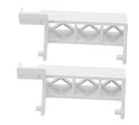 WOONEKY 2pcs Microwave Door Handle Replacement with Durable Support Rod and Sensitive Switch Mechanism Compatible with Various Microwave Oven Models for Secure Closure and Efficient