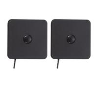 WOONEKY 2pcs Mini Portable Tape Measures 2m Black Square Shape Clothes Measuring Tools for Home and Tailoring Use