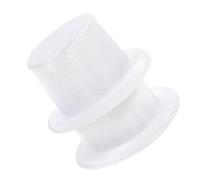 WOONEKY 2pcs Miniature Christmas Snowman Top Hats for DIY Crafts Small Cloth Caps Doll Accessories for Holiday Decoration and Creative Projects
