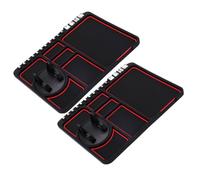 WOONEKY 2pcs Multifunctional Vehicle-mounted Phone Holder and Anti-slip Pad Temporary Parking Number Board for Car Dashboard, Non-slip Mobile Phone Bracket Set Random Color