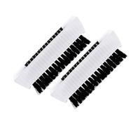 WOONEKY 2pcs Nail Brush for Cleaning Fingernails Two Sided Soft Bristle Hand Fingernail Scrub Nail Cleaning for Daily Use