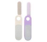 WOONEKY 2pcs Nano Glass Foot Scrubber Foot File for Dead Skin Exfoliating Scrubber in Shower Bath Gentle Hard Skin Remover