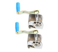 WOONEKY 2pcs Outdoor Sports Net Tensioning Tool Hand Crank Volleyball String Winder for Badminton and Volleyball Poles Weatherproof Gym Accessories for Men Easy and Quick Setup