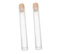 WOONEKY 2pcs Pet Hair Keepsake Jars Transparent Cat Whiskers Holder Airtight Memorial Storage Bottles Compact Portable for Dog and Cat Hair Preservation