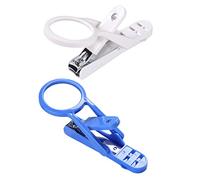 WOONEKY 2Pcs Pet Nail Clippers with Magnifying Glass for Hedgehogs and Hamsters Durable and Easy to Use Grooming Accessories Comfortable Grip for Home Nail Care