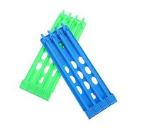 WOONEKY 2pcs Plastic Pigeon Ring Rack Multi-hole Design, Foot Ring Organizer for Poultry and Pet, for Breeding and Poultry Operations Management
