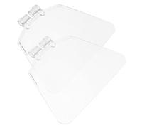 WOONEKY 2pcs Plastic Protective Eye Shield for Electric Tools Transparent Bench Grinder Guard Cover Accessories Durable Lightweight Eyeshield for Polishing Wheel Safety