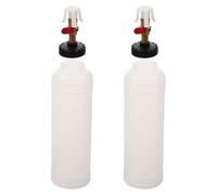 WOONEKY 2pcs Pneumatic Brake Fluid Bleeder Kit for Car Truck, White | Plastic and Metal Build, Simple Operation, High Efficiency, Brake Fluid Replacement, Wide Applicability