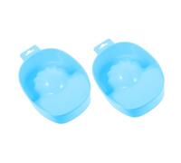WOONEKY 2pcs Practical Hand Soaking Bowl for Manicure Gel Nail Remover and Nail Art