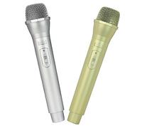 WOONEKY 2pcs Realistic Appearance Boys and Girls Microphone Boys and Girls Microphone Speech Practice Stage Mic Toy