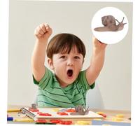 WOONEKY 2pcs Realistic Simulation Snail Figurine Educational Animal Figures for Lifelike Snail Model for Early Learning Garden Decor Bonsai Ornament Cognitive Plaything