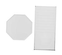 WOONEKY 2pcs Reusable Lash Extension Glass Holders for Individual Lashes Makeup Artist Tool Eyelashes Gasket