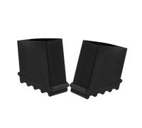 WOONEKY 2pcs Rubber Ladder Foot Cushions Anti-Slip Non-Skid Replacement Feet for Step Ladders Insulated Grip Pads Enhance Stability and Safety Various Surfaces