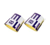 WOONEKY 2pcs Self Adhesive Water Level Indicator Stickers Reflective Aquarium Gauge for Accurate Depth Measurement Clear Scale Markings Lightweight Use