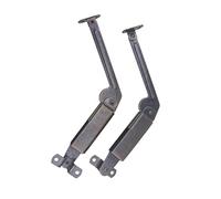 WOONEKY 2Pcs Spring Arm Support for Cabinet Wood Box Antique Copper Easy to Install Smooth Surface for Toy Boxes Wooden Storage