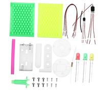 WOONEKY 2pcs Traffic Light Kit Educational for Science Experiment Safe Edges for Schools and Puzzles Enhance Safety Awareness and Cognitive Skills Random Color