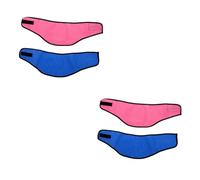 WOONEKY 2sets Dog Cooling Collar Pet Cooling Towel Hot Weather Pet Cooler Ice Bandana for Dogs Summer Scarf 2pcs*2