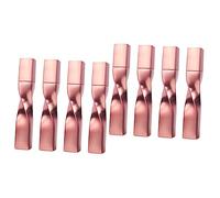 WOONEKY 2sets Empty Mascara Tube Wand Travel Refillable Bottles Natural Finish Castor Oil Storage 4pcs*2