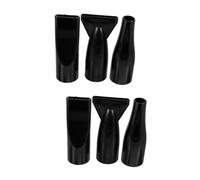 WOONEKY 2sets Hair Dryer Nozzle Replacement Universal Fit Abs Material Styling Tool Hair Dryer Front Nozzle Comb Nozzle for Frizz Hair 3pcs*2