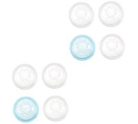 WOONEKY 2sets Hamster Cage External Plugs Tunnel Ends for Hamsters Durable Plastic Multicolor 4pcs*2 Random Color