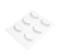 WOONEKY 3 Pairs Natural Looking Eyelashes with Clear Band Handmade Thick Lashes for Realistic Eye Makeup Comfortable Invisible Fit for Daily Use Special Events