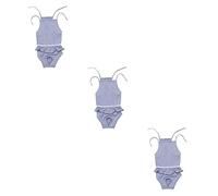 WOONEKY 3 Pcs Female Dog Period Pants Reusable Dog Nappies Sanitary Underwear Light Grey