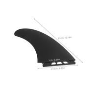 WOONEKY 3 Pcs Sup Fin Replacement Reinforced PVC Paddle Board Fins for Kayak Canoe Surfboard Tail Parts Compatibility for Inflatable Paddle Boards Water Stabilizer