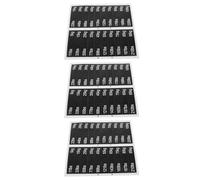 WOONEKY 3 Sheets Gym Equipment Weight Stickers with Pin Hole Weight Stack Labels for Fitness Machines 5-100kg for Exercise Equipment