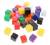 WOONEKY 30Pcs DIY Blank Dice Unfinished Six Sided Dice for Creative Games and Crafts Lightweight Portable Design for Fun DIY Projects and Party Activities