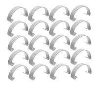 WOONEKY 30pcs Heavy Duty Steel Cage Clips for Chicken and Wire Rabbit Cages Secure Slip Reinforced Door Fasteners for Poultry Farming Breeding Hatching and Transportation