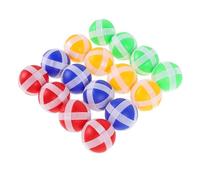 WOONEKY 32pcs Colorful Sticky Balls for Soft Plastic Replacement Balls for Dart Board Games Hook and Loop Throwing Safe Outdoor Indoor Party Favors to Enhance Hand-eye Coordination and