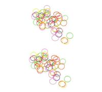 WOONEKY 340pcs Mixed Color Pet Hair Bands for Dog Grooming Rubber Bands for Stylish Knots Bows and Braids for Dogs Cats and Other Pets