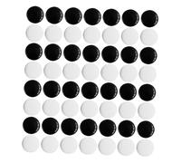 WOONEKY 360Pcs Small Melamine Go Chess Pieces Double-Sided Convex Design Black and White Go Game Stones Board Game Bag for Home Use and Chess Accessories
