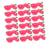 WOONEKY 36pcs Red Apple Boxes Packaging Containers Sturdy Chocolate Treat Holders for Christmas Holiday Party Favors Seasonal Decor