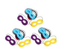 WOONEKY 36pcs Superhero Eye Masks with Elastic Strap Soft Breathable Fabric for Comfortable Wear Adjustable Fit for Role Play Birthday Parties Halloween Christmas Carnival Dress Up
