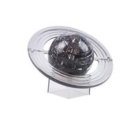 WOONEKY 3D Saturn Crystal Puzzle 40PCS Educational DIY Model for, Interactive Saturn Puzzle for Learning and Birthday, Black Decorative Plaything