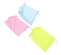 WOONEKY 3pcs Cat Bathing Bag Adjustable Mesh Pet Grooming Sack Breathable Cleaning Net for Kittens and Adult Cats Home and Professional Use