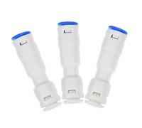 WOONEKY 3pcs Check Valve Water Hose Adapter for Water Filters Compact Durable Plastic Check Valve Fittings for Reverse Osmosis and Purifier Systems Easy Install