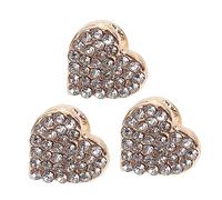 WOONEKY 3Pcs Decorative Charms for Watch Band Ornaments Lightweight Accessories Chic Windmill Style Durable and Stylish Bling