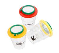 WOONEKY 3Pcs Insect Magnifier Box Cute Viewing Container for Observing Creatures Lightweight and Portable with Ventilation for Science Education and Outdoor