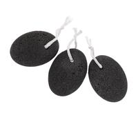 WOONEKY 3pcs Natural Pumice Stone for Feet Volcanic Lava Foot File for Hard Skin Callus Removal Dead Skin Exfoliation Tool and Hands for Home and Salon Use