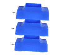 WOONEKY 3pcs Plastic Mechanics Teaching Trolleys with Precision Inclined Track Design Physics Laboratory Cars for Students Educational Science Experiment Kit for Classroom and Home Use