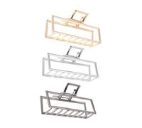 WOONEKY 3pcs Quality Hair Clamp Large Hair Claws Claw Clip Sectioning Clips for Managing