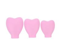WOONEKY 3pcs Silicone Makeup Brush Covers Reusable Dustproof Brush Protectors Flexible Sleeve for Travel and Storage Safe Material