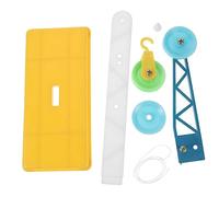 WOONEKY 3PCS Simple Pulley Model Educational Tool for Physics Mechanics Teaching Aid Fun Early Learning to Curiosity Random Colors for Classroom Experiments Random Color