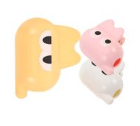 WOONEKY 3pcs Toothbrush Covers Travel Toiletries Brush Head Protector Case Plastic Travel Tooth Brushing Clip Manual Electric Toothbrush Replacement