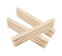 WOONEKY 3pcs Wooden Display Stand for Dominoes Elegant Domino Racks for Mexican Train Game Versatile Base with Non Slip Pads for Tabletop Gaming and Alphabet Crafts